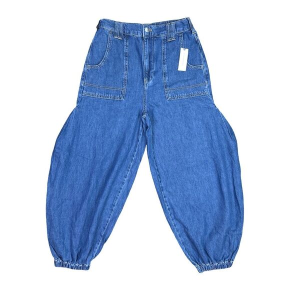 Pilcro x Anthropologie Wharfside High-Rise Jogger Jeans - Size 27 - $148 Retail - Picture 2 of 8